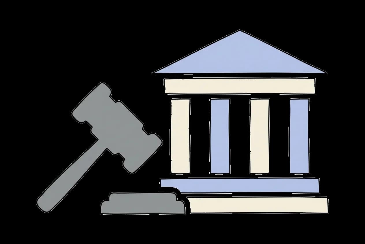 Il·lustració Els òrgans jurisdiccionals