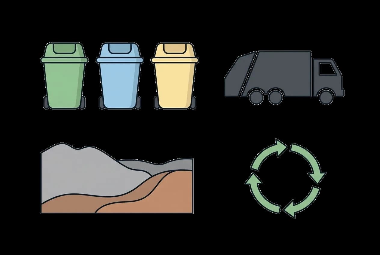 Il·lustració Residus
