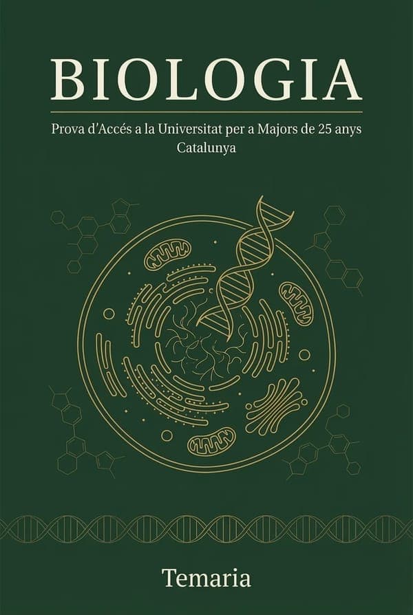 Prova d'Accés +25 Catalunya 2027 — 15 Assignatures | Temaria