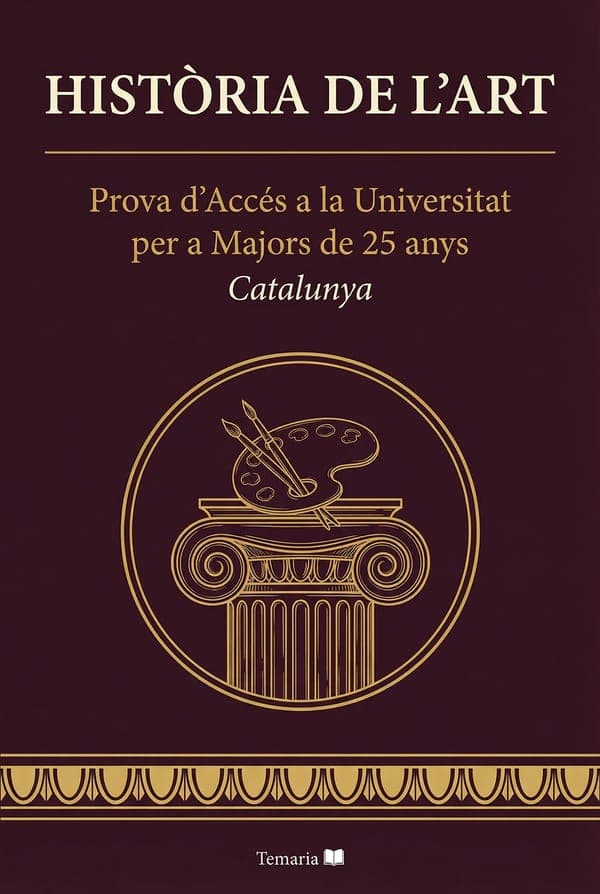 Prova d'Accés +25 Catalunya 2027 — 15 Assignatures | Temaria